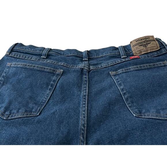 WRANGLER HIGH-RISE, TRADITIONAL LEG, DENIM JEANS, MENS, 38/34, DENIM BLUE - Picture 5 of 11